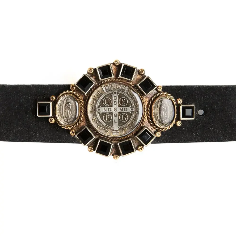 VIRGINS SAINTS & ANGELS VSA San Benito Goddess Buckle - Jet